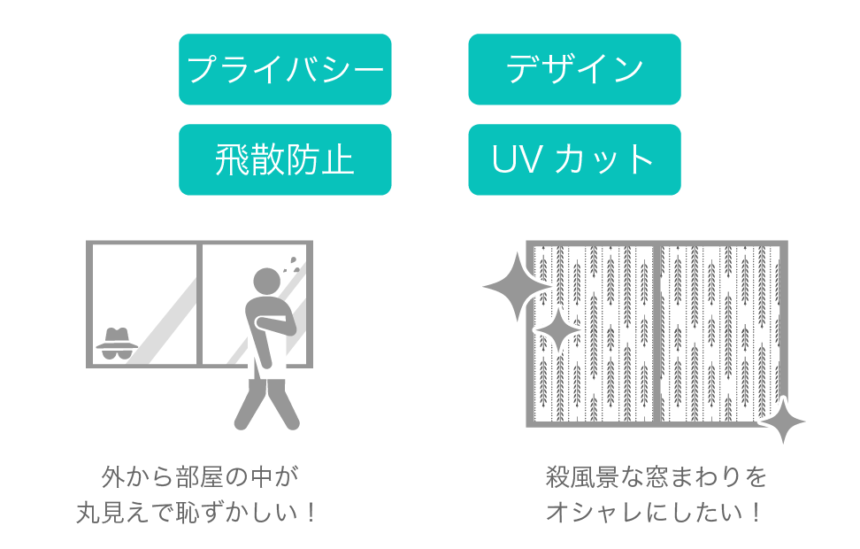 目隠しデザインフィルムイメージ画像